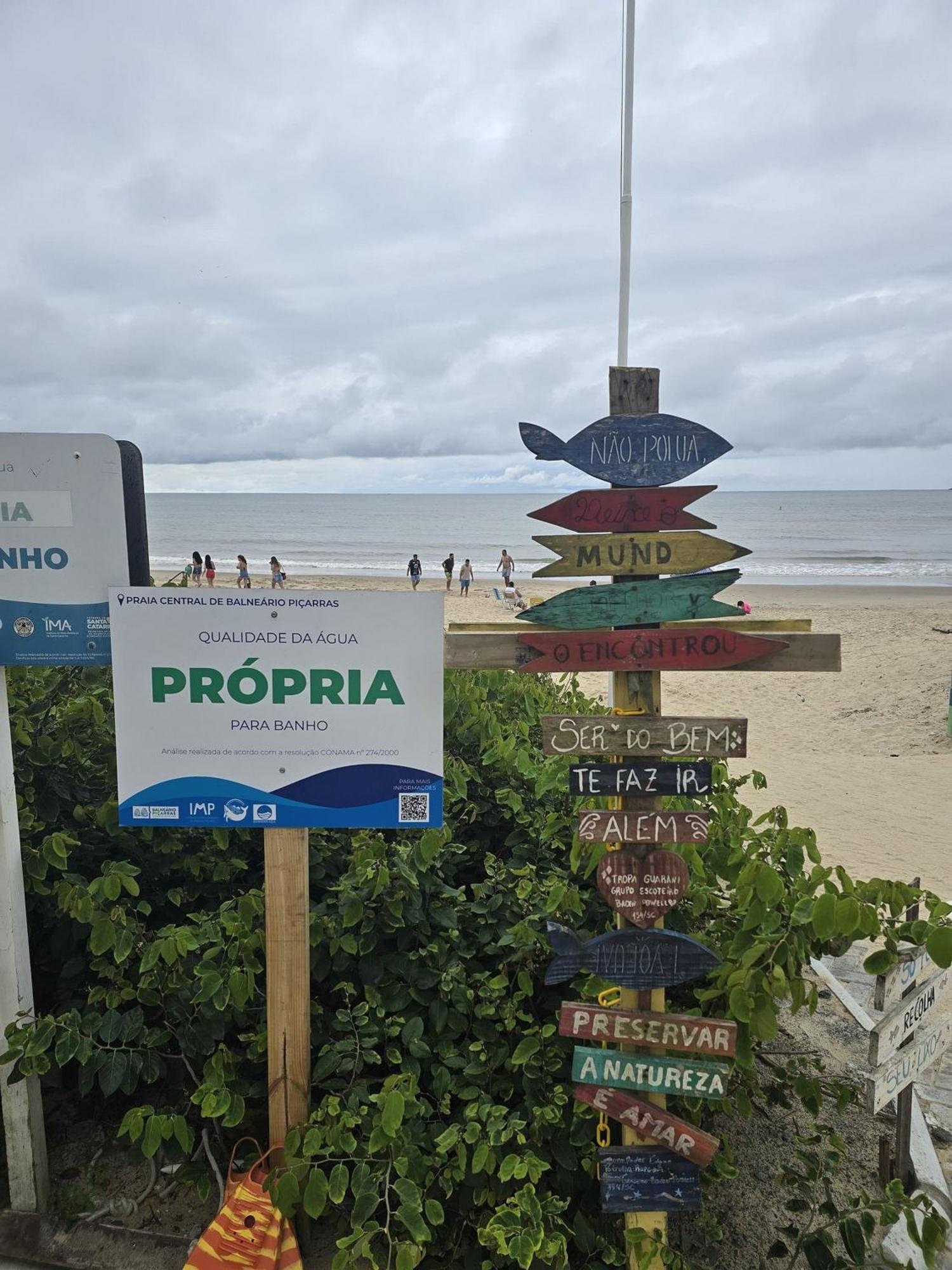 Ap Aloha 501 Vista Mar Da Praia Balneario Piçarras المظهر الخارجي الصورة